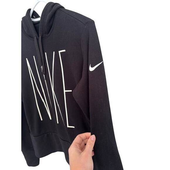 Nike Dri-Fit Pullover Black Hoodie Size Small - Picture 4 of 7